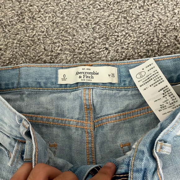 Brand new never worn Abercrombie and fitch jean shorts. - Picture 3 of 3
